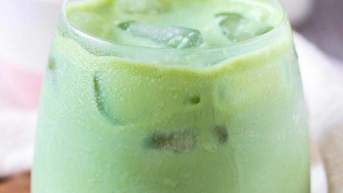Iced Coconut Matcha Latte