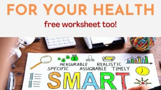 SMART Goals Worksheet For Your Health in 2022